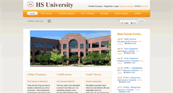 Desktop Screenshot of hsuniversity.org