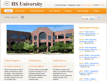Tablet Screenshot of hsuniversity.org